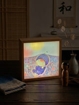Wood light box - Little Seed
